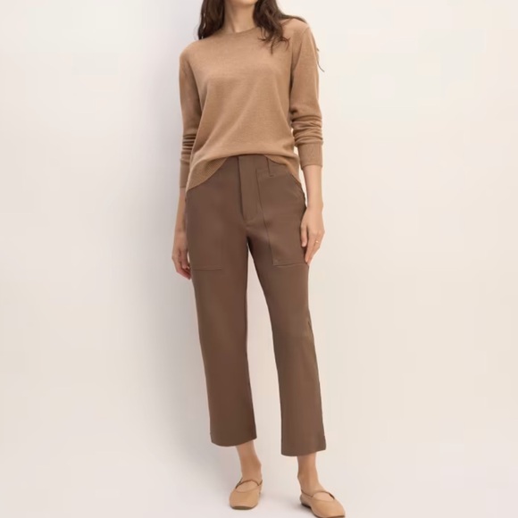 NWT Everlane The Bi-Stretch Utility Pant Cocoa 2 - Picture 2 of 11